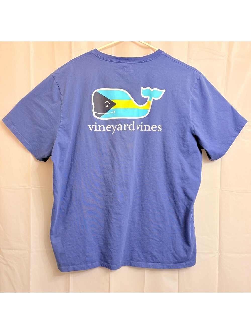 Vineyard Vines Men's Pocket T-Shirt XXL 2XL Blue Whale Graphic